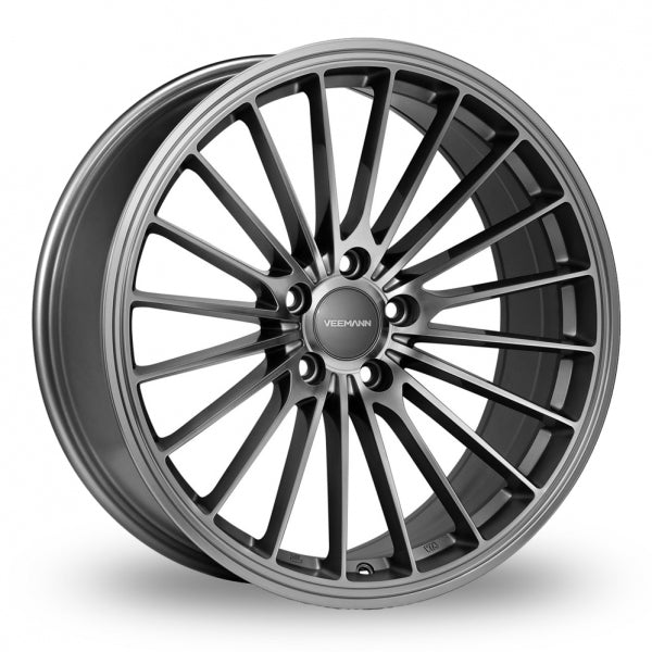 VEEMANN V-FS36 (Special Offer) Graphite Wider Rear 8.5x20 (Front) & 10x20 (Rear) Set of 4 alloy wheels