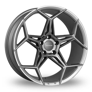 VEEMANN V-FS40 Graphite  19 Inch Set of 4 alloy wheels