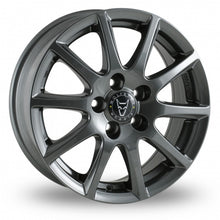 Load image into Gallery viewer, Wolfrace Milano Titanium  15 Inch Set of 4 alloy wheels
