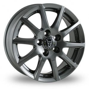 Wolfrace Milano Titanium  16 Inch Set of 4 alloy wheels
