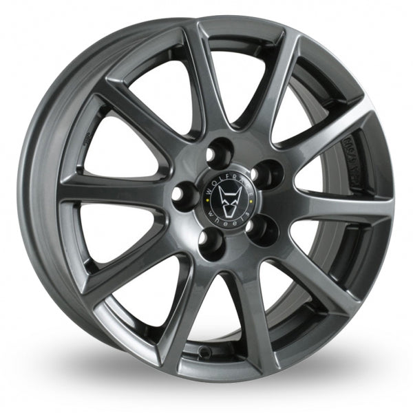 Wolfrace Milano Titanium  18 Inch Set of 4 alloy wheels
