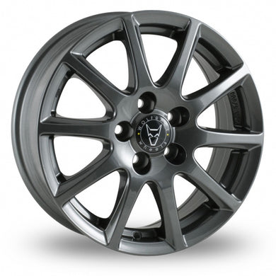 Wolfrace Eurosport Titanium 16 Inch alloy wheels