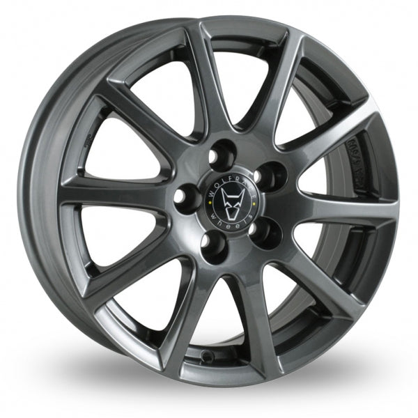 Wolfrace Eurosport Titanium 18 Inch Wheels