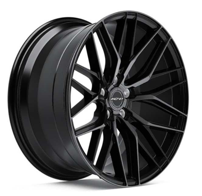 Inovit Blitz Satin Black Machine face 20 Inch 8.5J Set of 4 alloy wheels