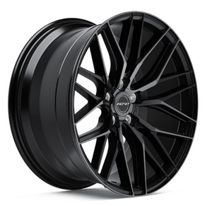 Inovit Blitz Satin Black Machined face 20 Inch 10J Set of 4 alloy wheels