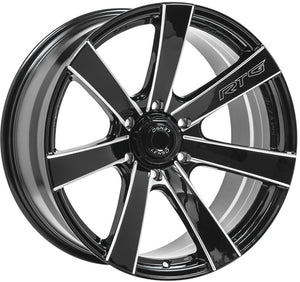 Lenso RTG Gloss Black/Milled Spoke