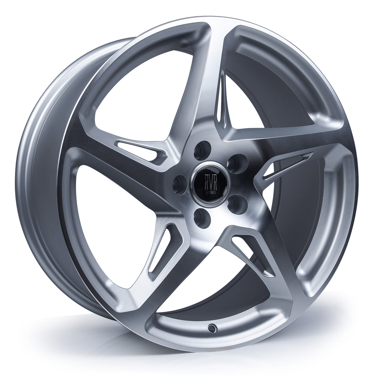 RVR R4 Matt Silver Polished Face – Premier Wheels UK Online