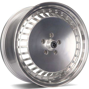 79Wheels SV-G 15 inch Silver Polished Face + Lip