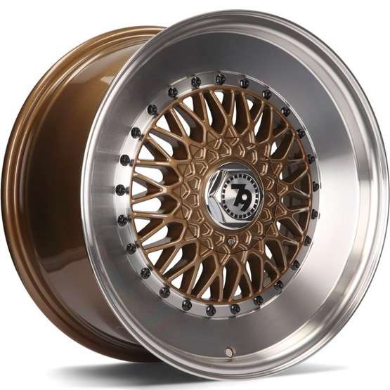 79Wheels SV-F 15 inch Bronze Polished Lip